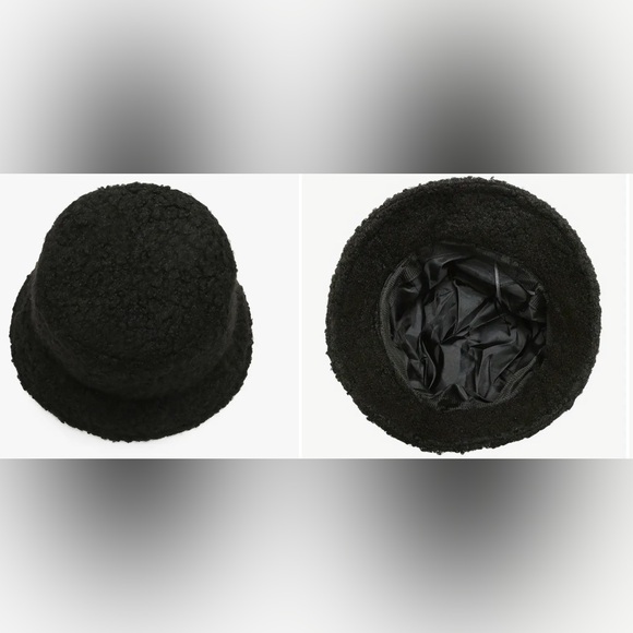 Solid Color Teddy Fisherman Hat, Windproof Plush Versatile Warm Bucket - Picture 2 of 2